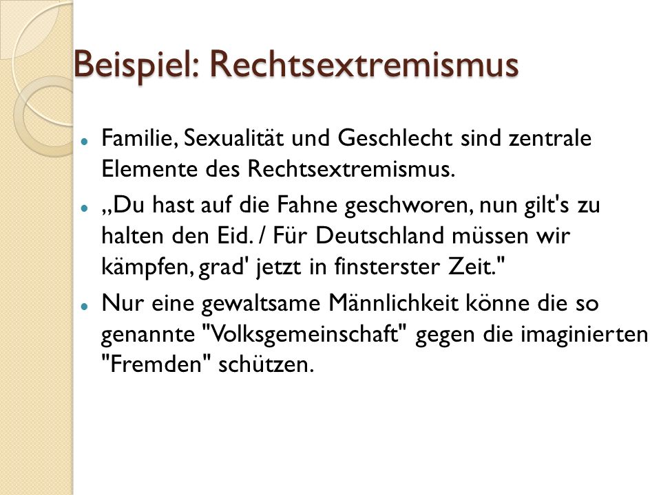 Doch extrem rechte Akteure
